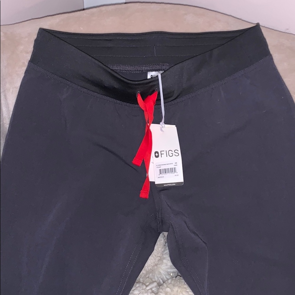 Figs Charcoal Grey Livingston Basic Pants XSP